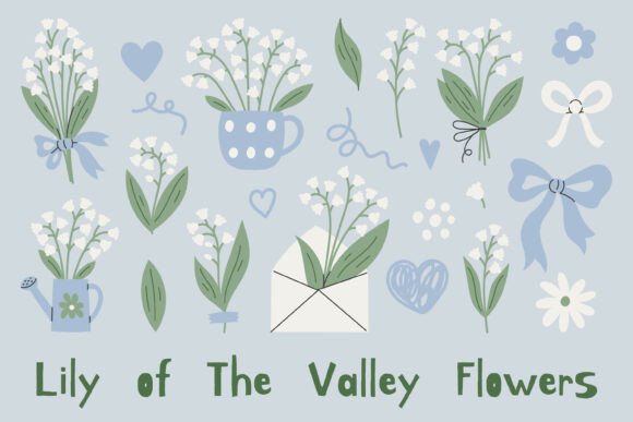 Download Lily of the Valley Flowers PNG Clipart - Png Collection