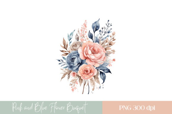 Download Watercolor Flower Bouquet PNG - Png Collection