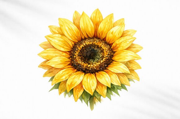 Download Watercolor Sunflower Bloom PNG Clipart - Png Collection