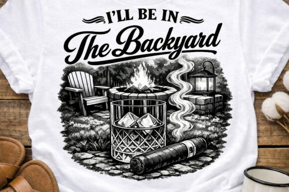 Download Backyard Cigar Bourbon PNG Vintage Art - Png Collection