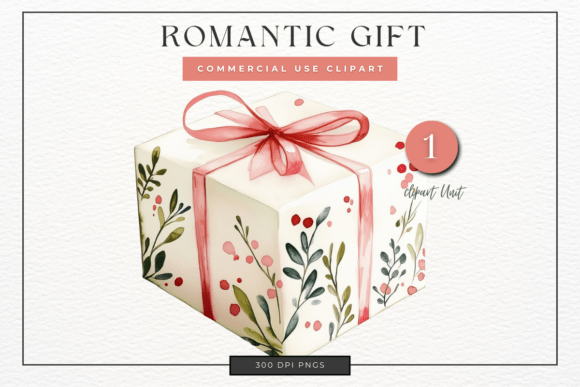 Download Watercolor Flower Gift Clipart PNG - Png Collection
