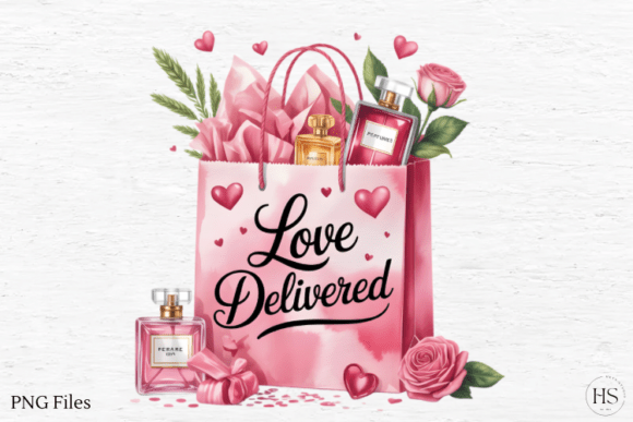 Download Pink Floral Valentine Gift PNG, Love PNG - Png Collection