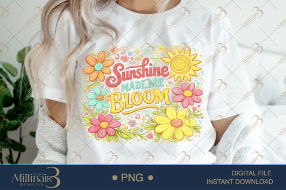 Download Sunshine Made Me Bloom PNG Watercolor - Png Collection