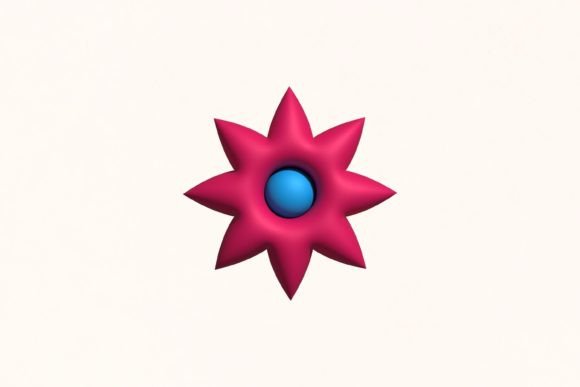 Download 3D  Pink Flower Clipart PNG - Png Collection