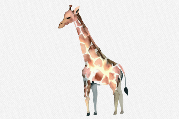 Download Watercolor Giraffe Clipart PNG - Png Collection