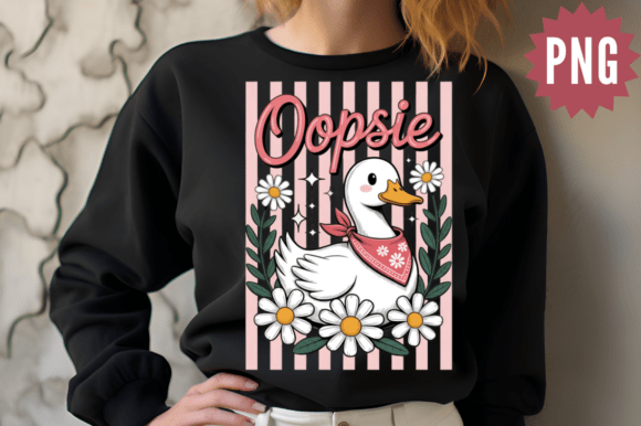 Download Cute Duck Daisy Vintage PNG Design - Png Collection