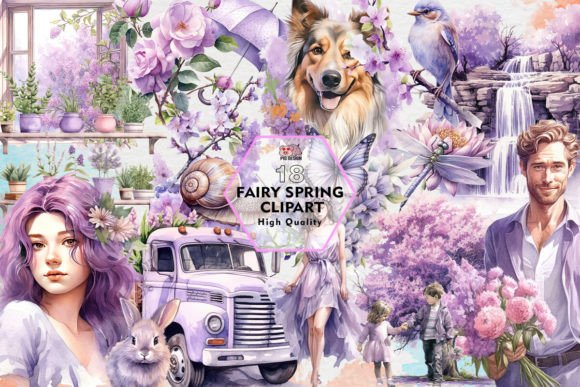 Download Fairy Spring Sublimation Clipart PNG - Png Collection