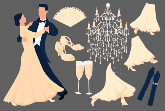 Download Ballroom Dancing Invitation, Clipart PNG - Png Collection