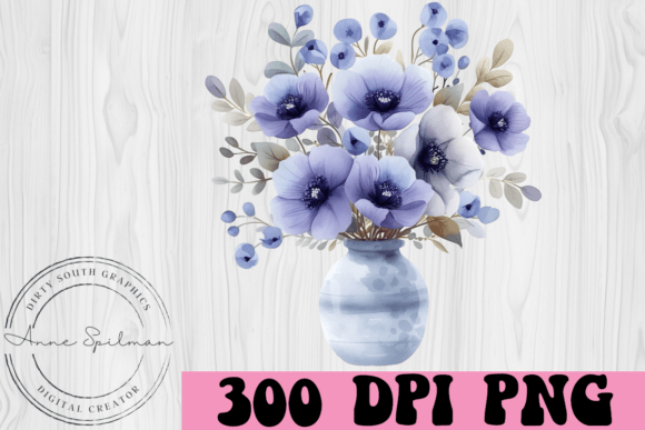 Download Watercolor Purple Flower Arrangement - Flower arrangement Collection
