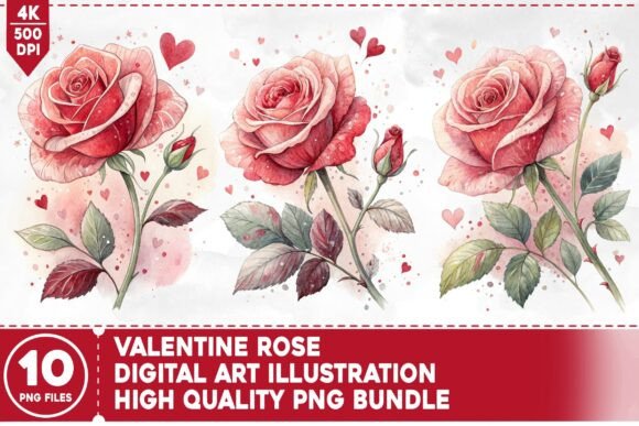 Download Valentine Rose PNG Bundle - Png Collection