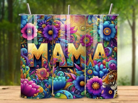 Download Mother's Day 20oz Tumbler Wrap Png V.12 - Png Collection