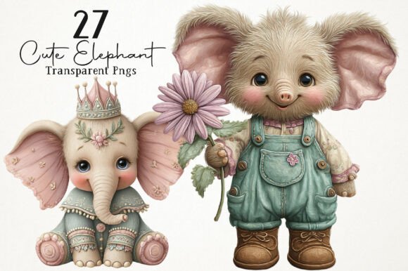 Download Cute Elephant PNG Clipart - Png Collection
