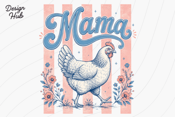Download Striped Chicken Mama PNG - Png Collection