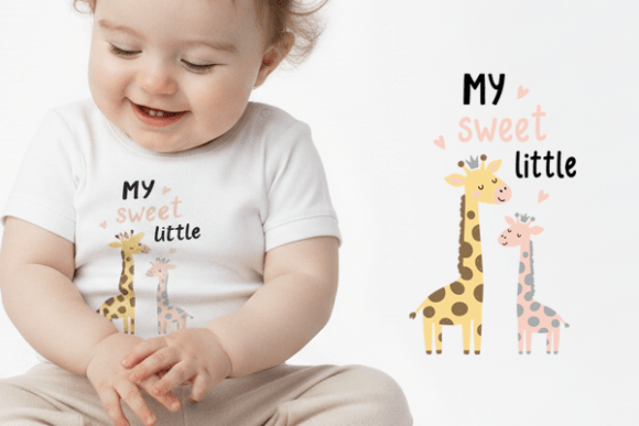 Download Baby Giraffe Clipart My Sweet Little PNG - Png Collection