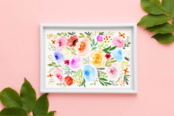Download Watercolor Flower Bouquet Png - Png Collection