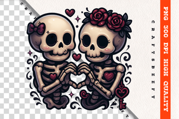 Download Skeleton Couple Heart Hands PNG Clipart - Png Collection