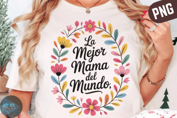 Download Floral Mama PNG Vintage Madre Retro Mom - Png Collection