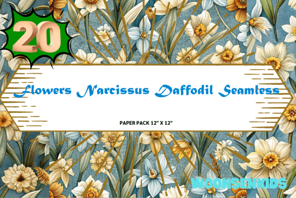 Download Flowers Narcissus Daffodil Seamless - Narcissus Collection