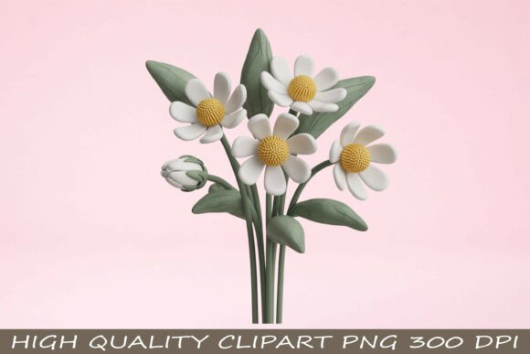 Download Daisy Flower Bouquet Clipart PNG - Png Collection