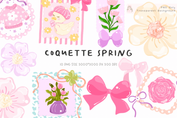 Download Coquette Tulip Floral Spring Clipart PNG - Png Collection