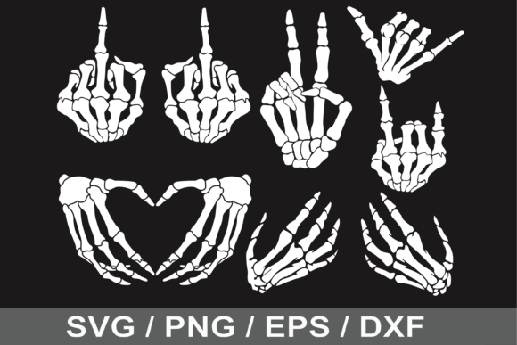 Download Peace Skeleton Hand SVG, PNG, EPS, DXF - Png Collection