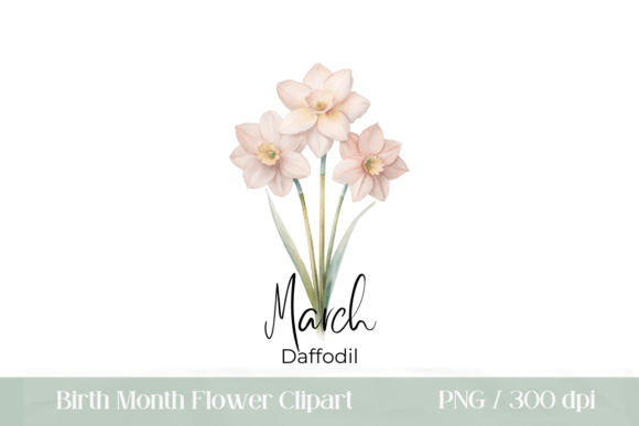 Download Birth Month Flower March Daffodil PNG - Png Collection