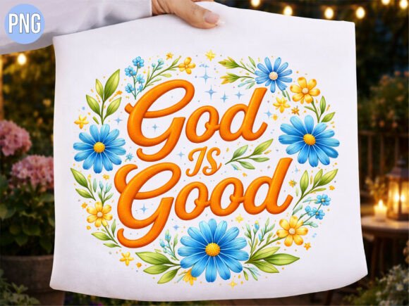 Download God is Good Floral Christian Gift PNG - Png Collection