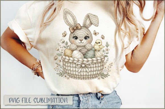 Download Bunny Basket Easter Eggs PNG - Png Collection