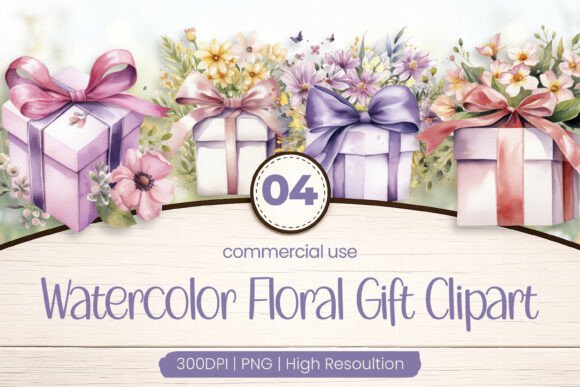 Download Floral Gift Clipart PNG - Png Collection