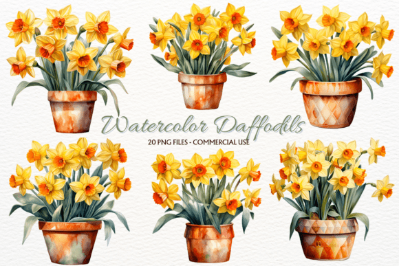 Download Spring Daffodil Flowers PNG Clipart - Png Collection