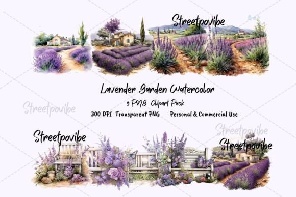 Download Lavender Flower Watercolor Clipart PNGs - Png Collection
